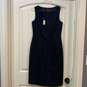 Talbots Sleeveless Textured Knit Sheath Dress